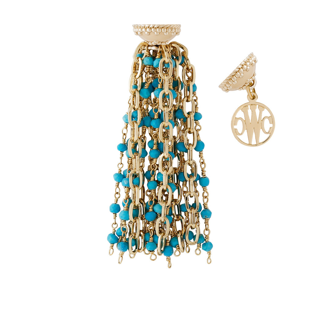 Ashley Turquoise Tassel