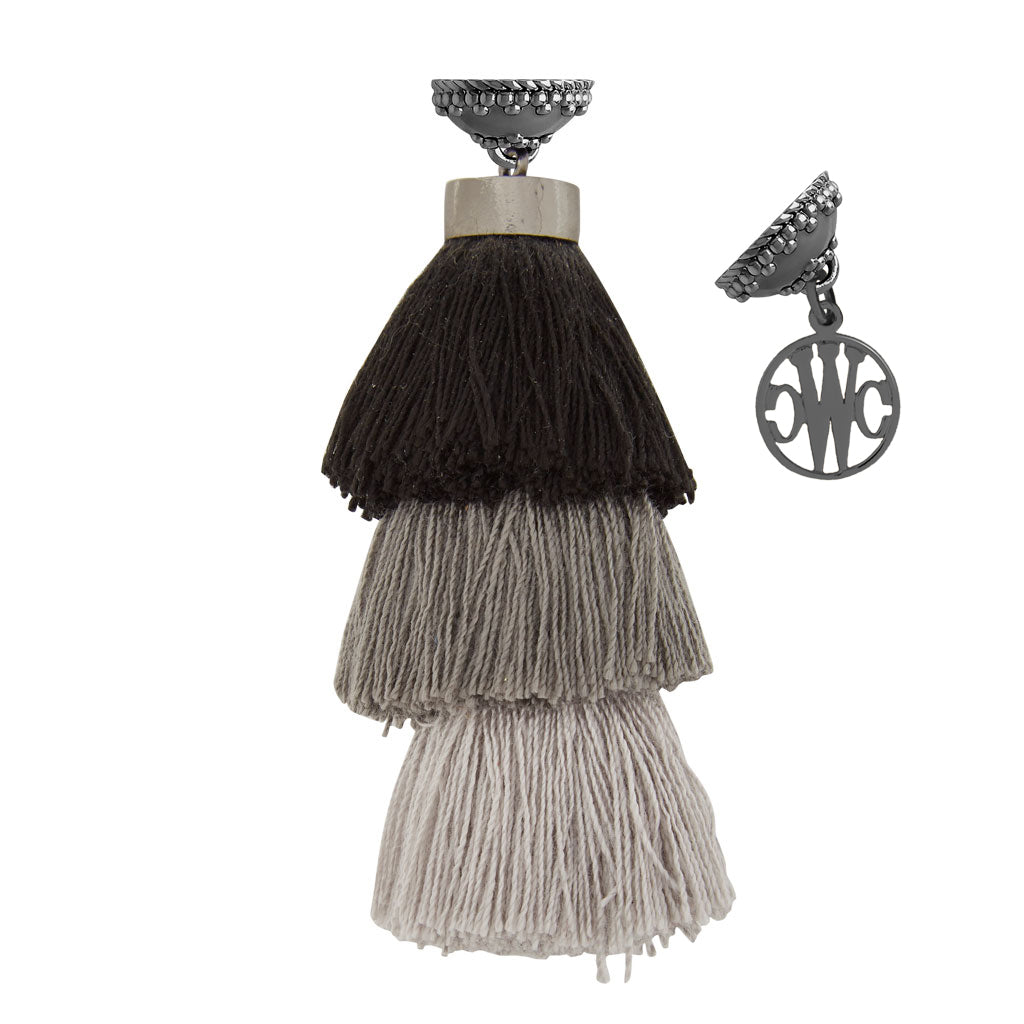 Neapolitan Gunmetal Tassel