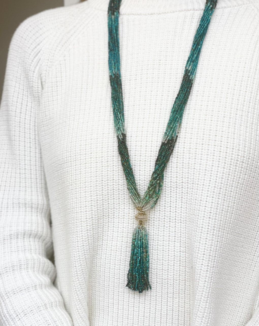 Michel Chrysocolla Tassel